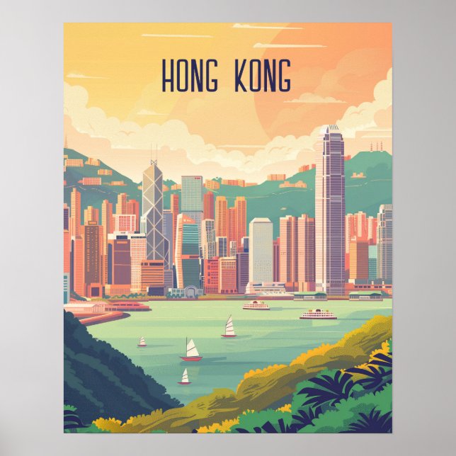 Poster Hong Kong (Frente)