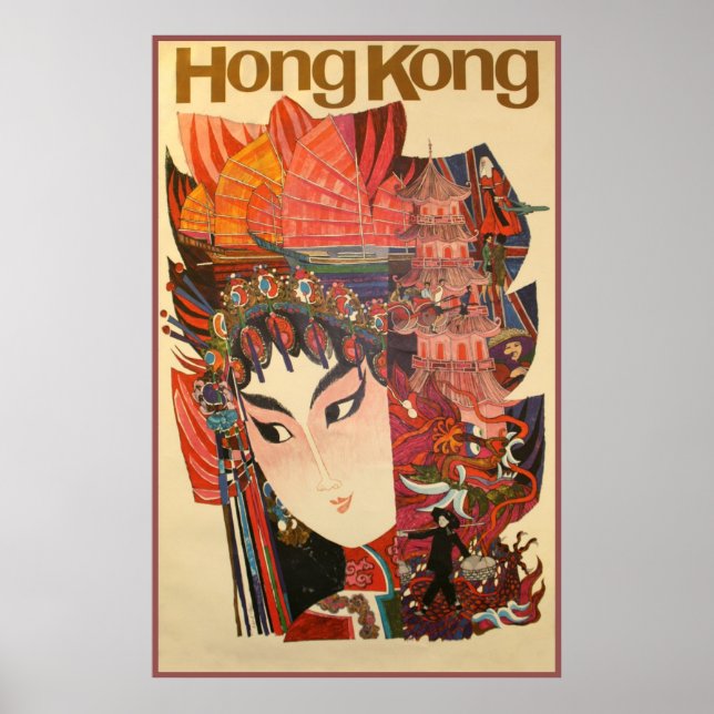 Póster Hong Kong (Frente)