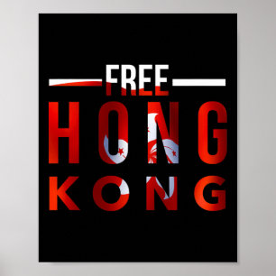 Poster Hong Kong #freehongkong #savehongkong Democra