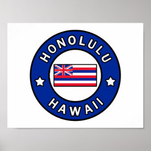 Poster Honolulu Havaí