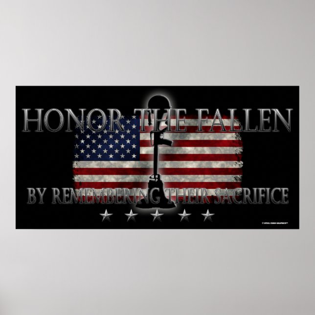 Póster Honor The Fallen (Frente)