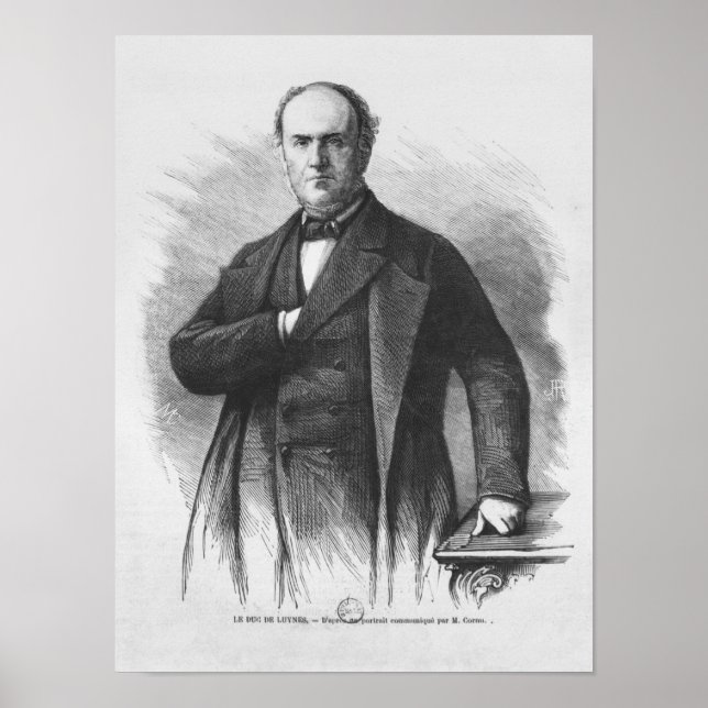 Póster Honore d'Albert, Duque de Luynes (Frente)