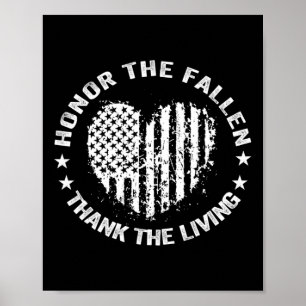 Poster Honra O Obrigado Falecido O Memorial Do Coração Vi