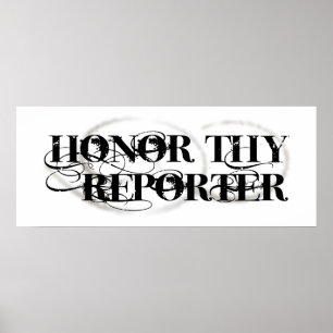 Poster Honre Thy repórter