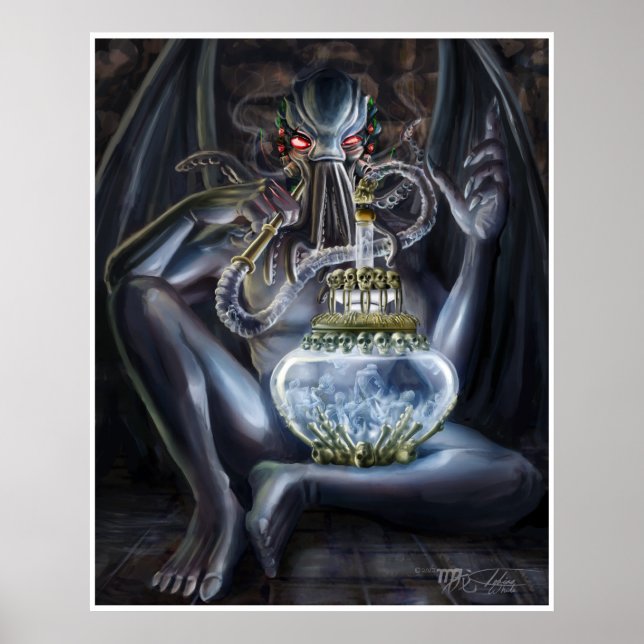 Póster Hooka V2 de Cthulhu (Frente)