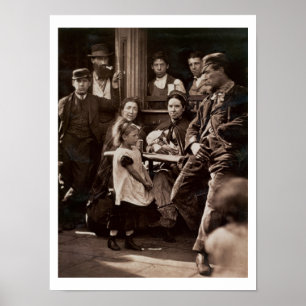 Poster Hookey Alf de Whitechapel, 'da vida de rua em Lo
