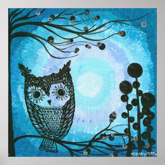 Póster Hoolandia (c) 2013 - Contrast Owl 02 (Frente)