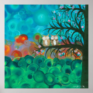 Póster Hoolandia (c) 2013 - imagens da coruja