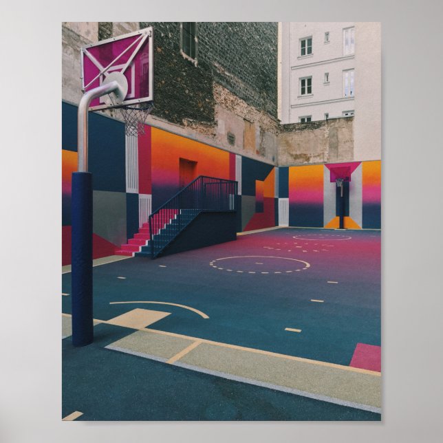 Poster Hoop de basquetebol (Frente)