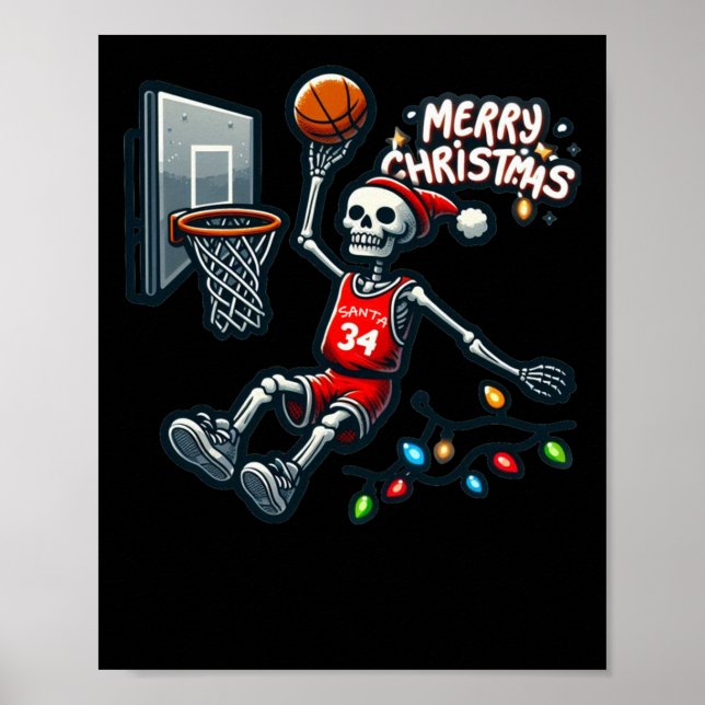 Poster Hoop de basquetebol (Frente)