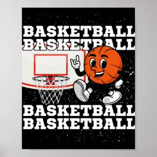 Poster Hoop de Caracteres de Basquete
