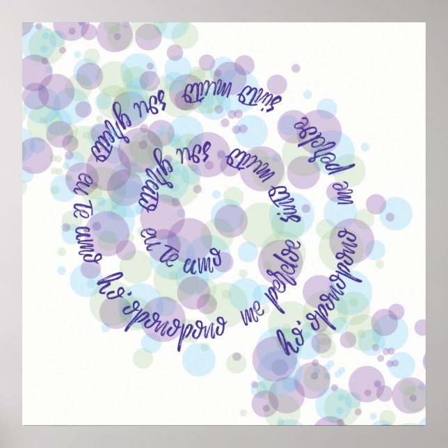 Póster Ho'oponopono (Frente)