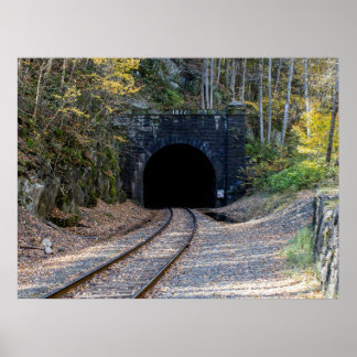 Poster Hoosac Tunnel East Entrance
