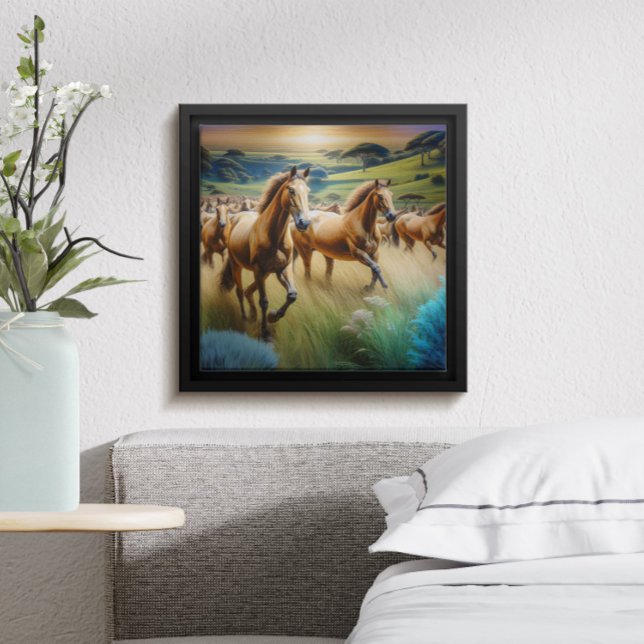 Poster Hooves Branqueadores: Um Herdeiro de Cavalos em Mo (Criador carregado)