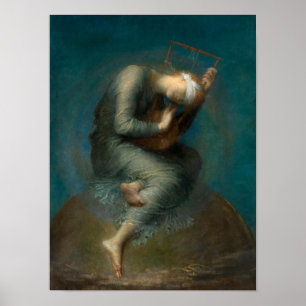 Poster Hope, 1891 by George Frederic Watts