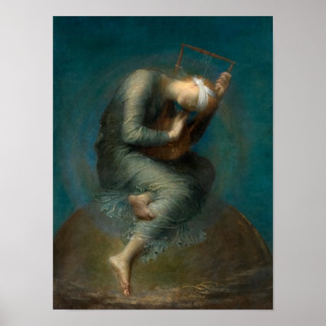 Poster Hope, 1891 by George Frederic Watts (Frente)