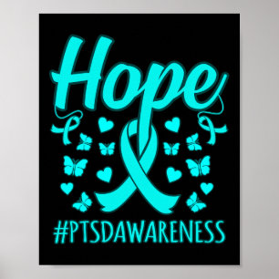 Poster Hope Ptsd Stress Awarness Suporte Gráfico