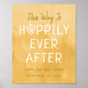 Poster Hoppily Após Chá de panela De Casamento De Co-Ed