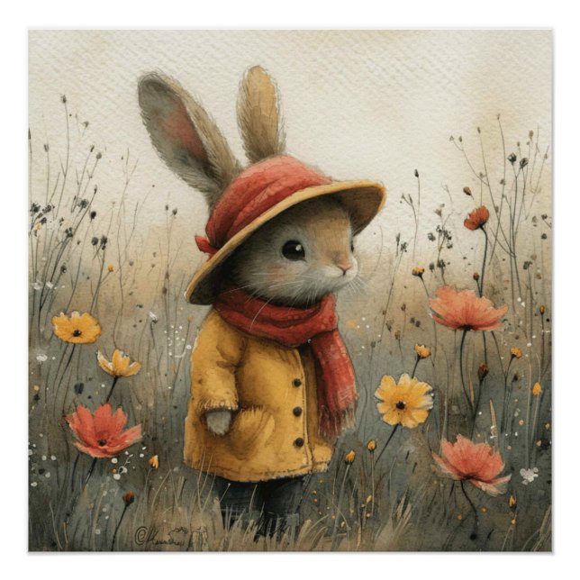 Póster Hoppity Harmony: Um Coelho Cheio de Fantasia (Frente)