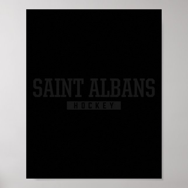 Poster Hóquei da Escola Secundária de Saint Alns (Frente)