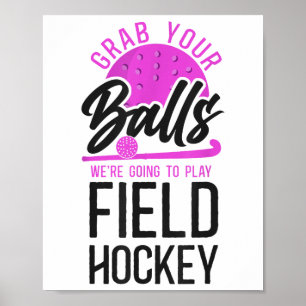 Poster Hóquei de Campo Piada Humor Adulto Pegue Você Nós