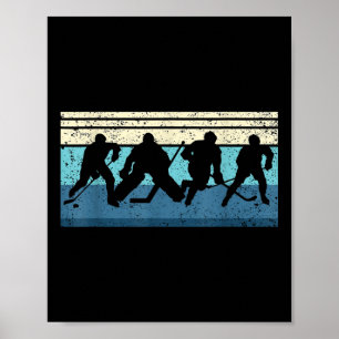Poster Hóquei em Gelo Negro