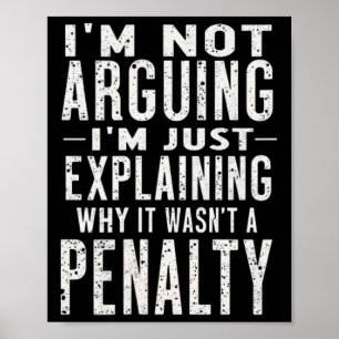 Poster Hóquei Explicando Por Que Não Foi Penalidade 