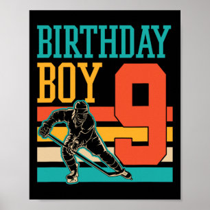 Poster Hóquei no Gelo de 9 anos Teve 9.ª Festa de anivers