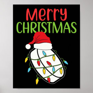Poster Hóquei no Gelo Esporte Da Festa De Natal Xim