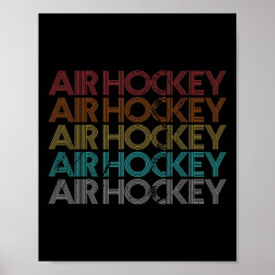 Poster Hóquei no Gelo Retro Vintage