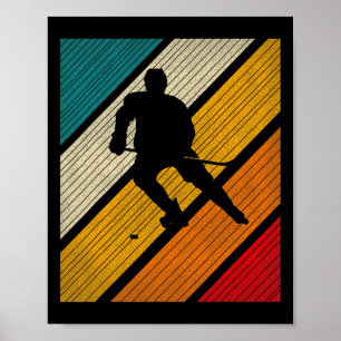 Poster Hóquei No Gelo Winter Sport_retro Vintage Para Hoc