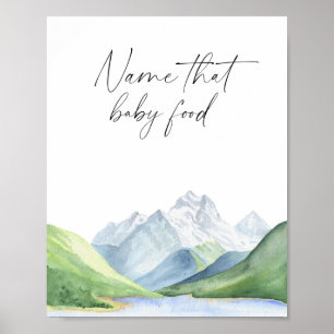 Poster Hora da aventura - Nome aquele alimento para bebê