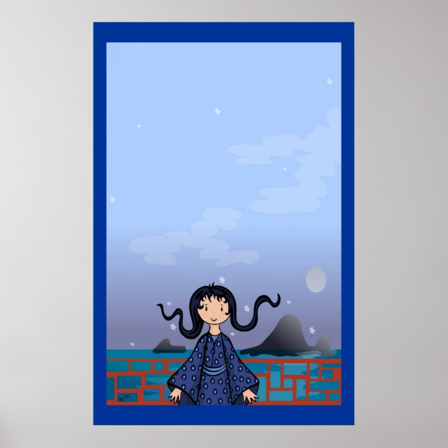 Póster Hora da noite na ilha (Frente)