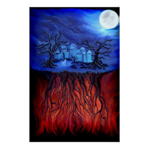 Póster Hora das bruxas, entre o céu e o inferno