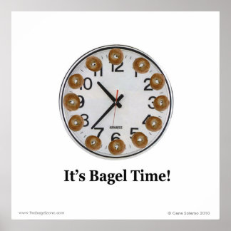 Póster Hora de Bagel!
