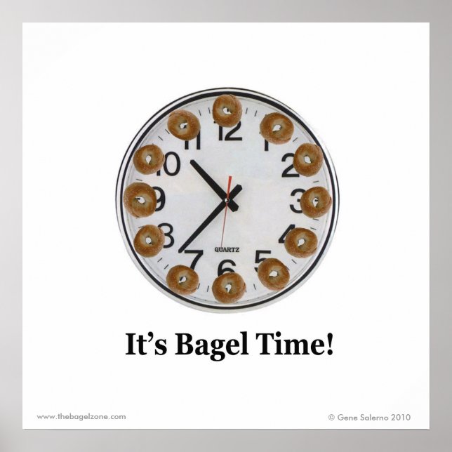Póster Hora de Bagel! (Frente)