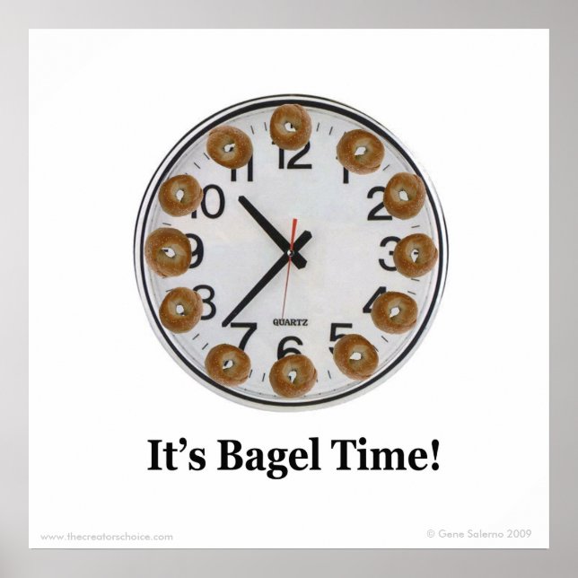 Póster Hora de Bagel! (Frente)