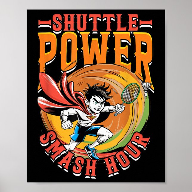 Poster Hora de Esmagamento de Energia do Shuttle do Badmi (Frente)