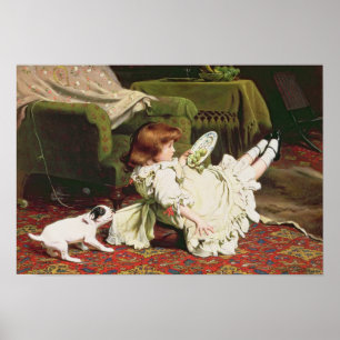 Póster Hora de jogar, 1886