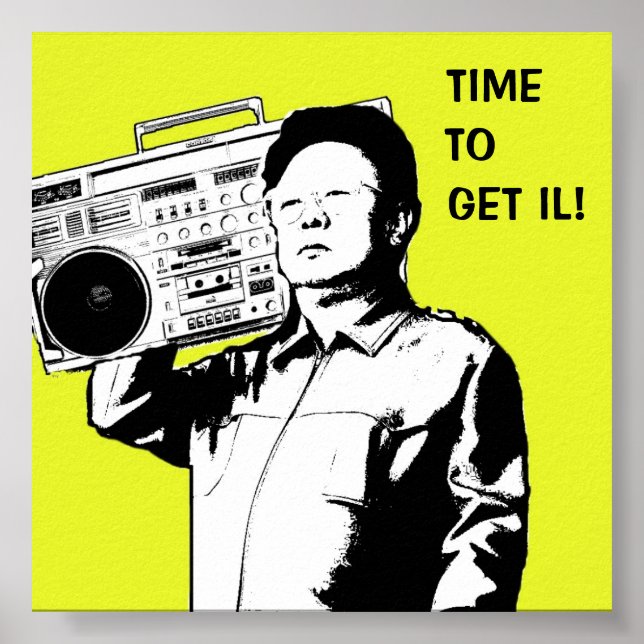 Póster Hora de pegar IL! (Frente)