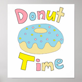 Póster Hora de rosquinha