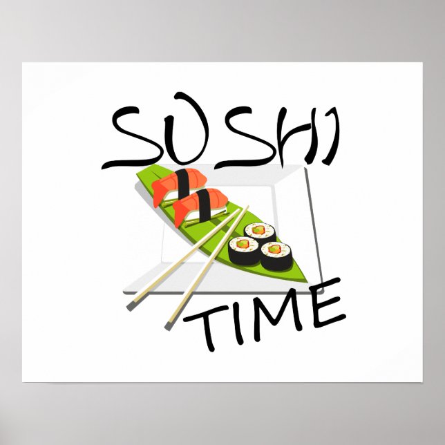 Poster Hora de Sushi (Frente)