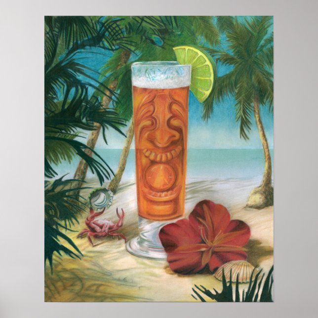 Póster Hora de Tiki (Frente)