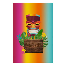 Póster Hora de Tiki
