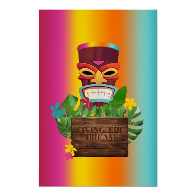 Póster Hora de Tiki (Frente)