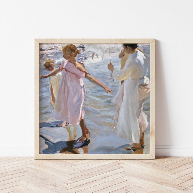 Poster Hora de um banho, Valência | Joaquín Sorolla (Criador carregado)