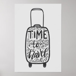 Póster Hora de viajar