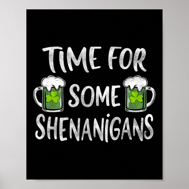 Poster Hora Divertida de Beber para Algumas Travessuras S (Frente)