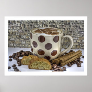 Póster Hora do café