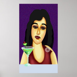 Póster Hora do cocktail